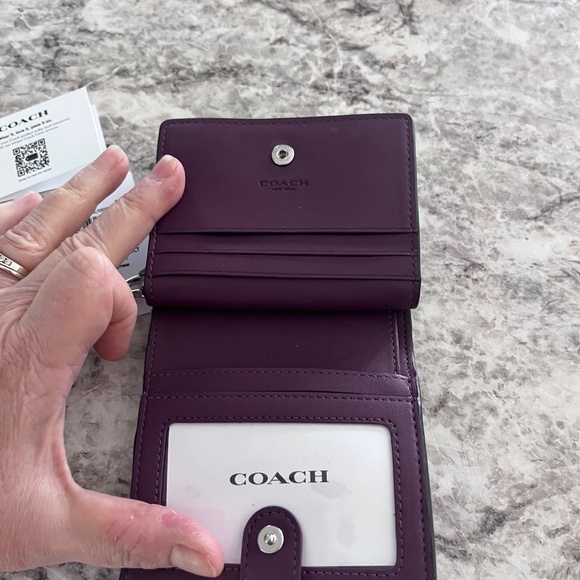 Coach Black Floral Wallet - Picture 2 of 3